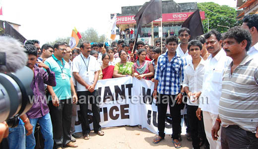 Deepika case protest